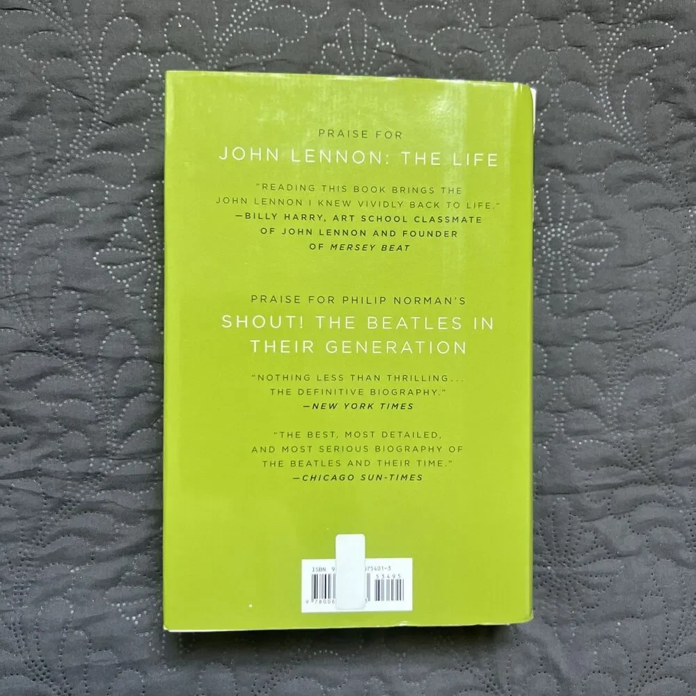 John Lennon: the Life by Philip Norman (2008, Hardcover) 1st Edition Collectible